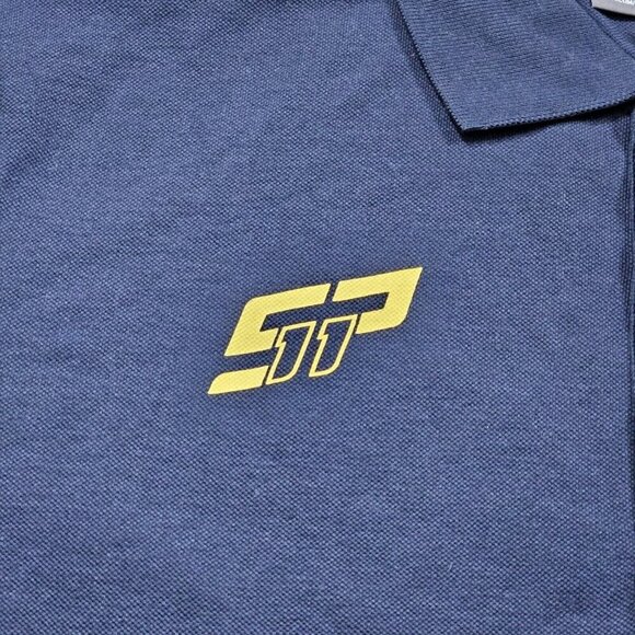 Puma Red Bull Racing T Shirt Mens XL Navy Blue Polo Sergio Perez F1 SP11 Logo - Picture 8 of 13